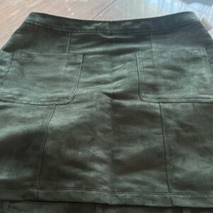 Olive Green Women's Skirt